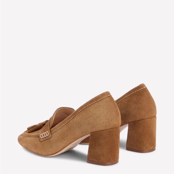 Boden Sol Block Heeled Penny Loafers - Picture 3 of 16